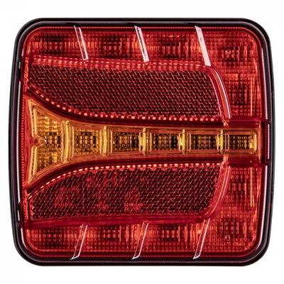Lámpa hátsó LED-es utánfutó 3 funkciós bal 12/24V