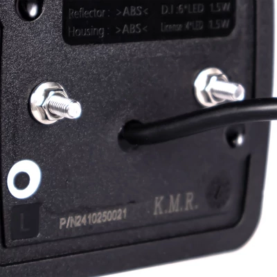 Lámpa hátsó LED-es utánfutó 3 funkciós bal 12/24V