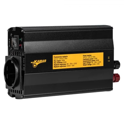 Áramátalakító 24V DC / 230V AC 300/600W