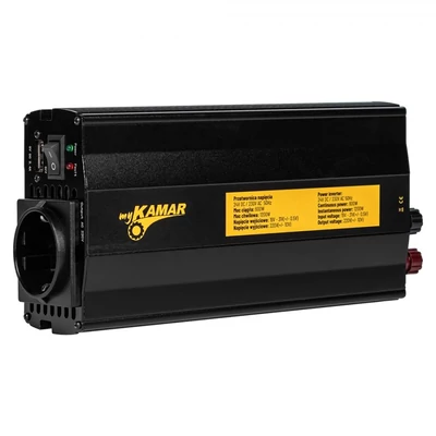 Áramátalakító 24V DC / 230V AC 600/1200W