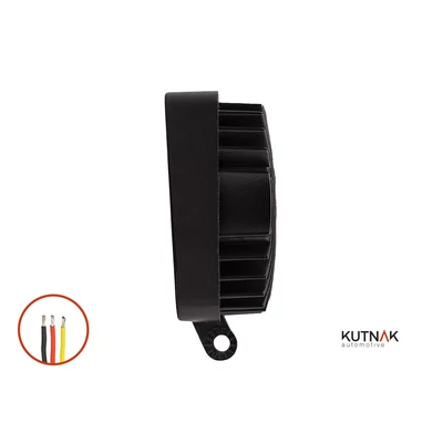 Munkalámpa LED 2000LM + LED helyzetjelző 110x126mm 10-30V