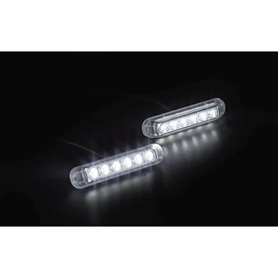 Kiegészítő nappali menetfény LED-es 12-30V párban 3,5m kábellel 410 LUMEN