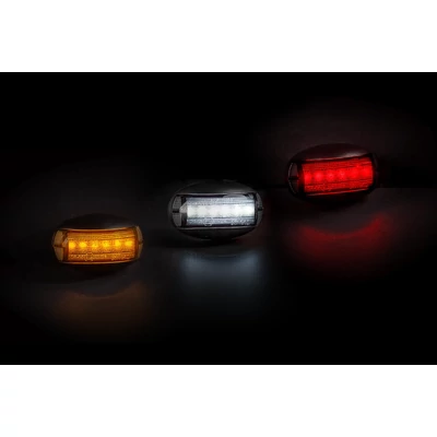 Lámpa helyzet LED-es piros félgömb