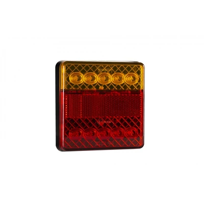 Lámpa hátsó LED-es 3 funkciós kocka prizmás L810