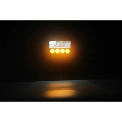 Munkalámpa LED + stroboszkóp sárga
