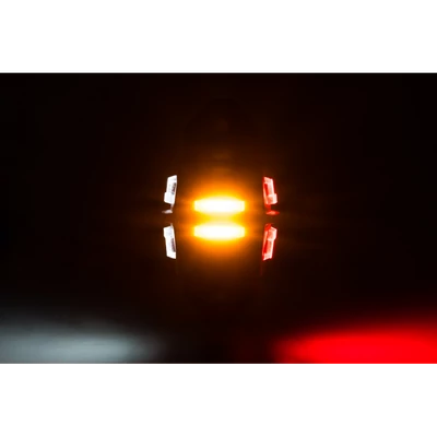 Gumilámpa LED-es tömb piros/fehér/sárga DRAGON