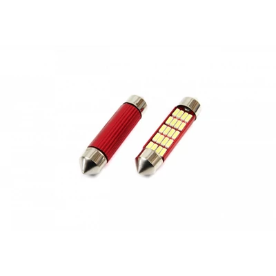 Izzó LED 12/24V Szoffita fehér 41x9mm (20SMD) 5600K (2,3W)