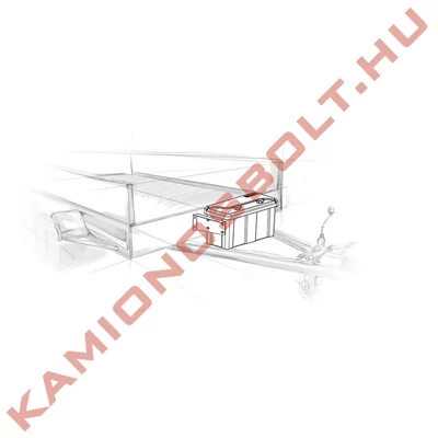 Szerszámos láda felfogatás BLACKIT vonóháromszögre 
