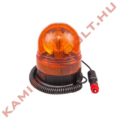 Villogó forgólámpa 24V sárga H1 mágnes talpas