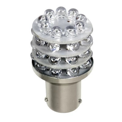 Izzó ledes 24V 21W 36LED sárga Ba15s