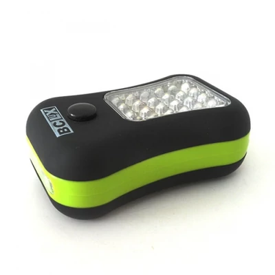 Elemlámpa 24+4 LED szappan forma mágneses akasztható