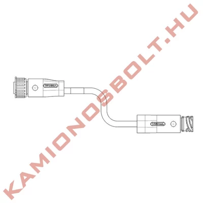 Csatlakozó átalakító 1m AMP/Schlemmer