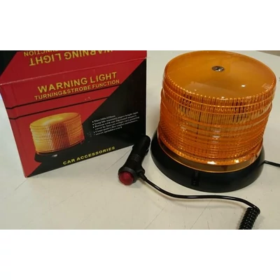 Villogó 96 LED 160x128mm mágneses 24V sárga