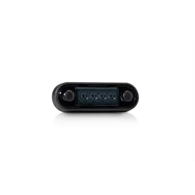 Lámpa helyzet 4 LED-es 12-36V lapos piros SÖTÉT búra