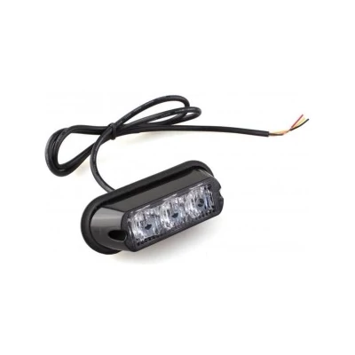 Villogó led stroboszkóp 3x3W LED fehér