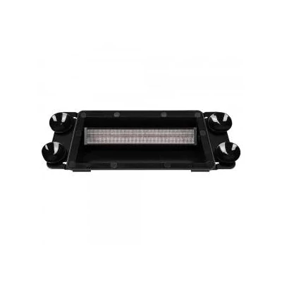 Villogó szélvédőbe/ablakba stroboszkóp 332x116x76mm sárga tapadókorongokkal