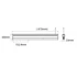 Villogó fényhíd 36LED 13W (super slim) 473x23mm 3 funkció