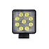 Munkalámpa 9x LED 24W kocka flood, terítő fénnyel
