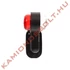 Gumilámpa izzós könyök 126mm szárral piros/fehér 5W Ba15s