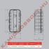 Tűzoltó készülék tartó doboz piros 6kg 287x600x220mm STRIKE