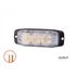 Villogó stroboszkóp 3 LED 9W 19 villogási program 90x32x20mm