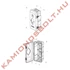 Tűzoltó készülék tartó doboz piros/fekete 6-9kg 675x310x250mm ADAMANT