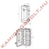Tűzoltó készülék tartó doboz piros/fekete 9kg 715x335x240mm REGON