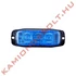 Villogó stroboszkóp slim 3 LED KÉK
