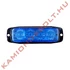 Villogó stroboszkóp slim 4 LED KÉK